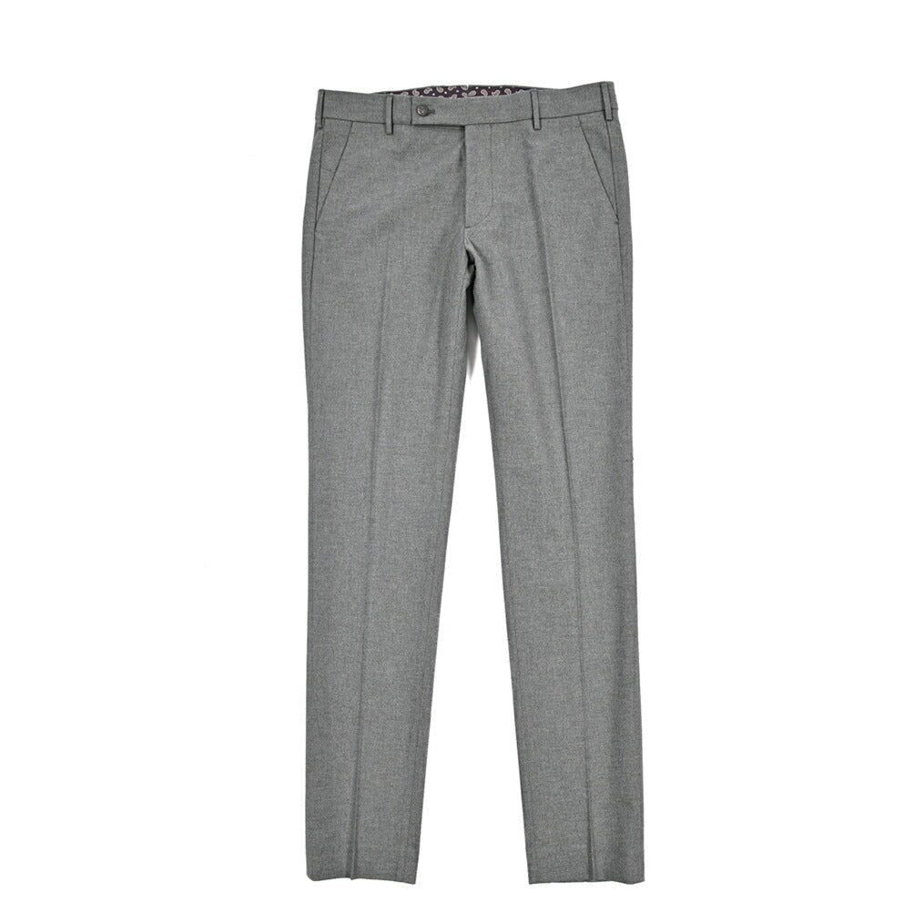 BERWICH “MORELLO” ストレッチコットン ノータックパンツ グレー(grey) 46 | GUARDAROBA MILANO OFFICIAL STORE