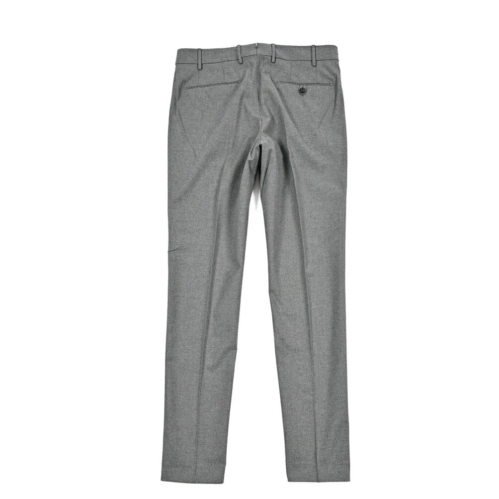 BERWICH “MORELLO” ストレッチコットン ノータックパンツ グレー(grey) 46 | GUARDAROBA MILANO OFFICIAL STORE