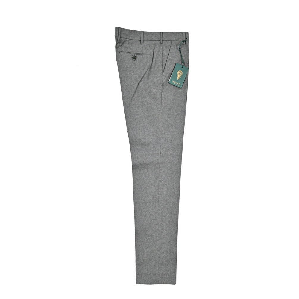 BERWICH “MORELLO” ストレッチコットン ノータックパンツ グレー(grey) 46 | GUARDAROBA MILANO OFFICIAL STORE