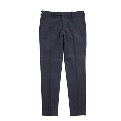BERWICH “MORELLO” ストレッチコットン ノータックパンツ ネイビー(blue) 52 | GUARDAROBA MILANO OFFICIAL STORE