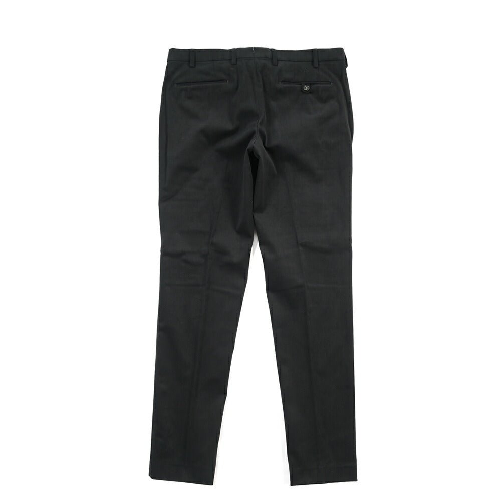 BERWICH “MORELLO” ストレッチコットン ノータックチノパンツ ブラック(black) 52 | GUARDAROBA MILANO OFFICIAL STORE