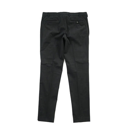 BERWICH “MORELLO” ストレッチコットン ノータックチノパンツ ブラック(black) 52 | GUARDAROBA MILANO OFFICIAL STORE