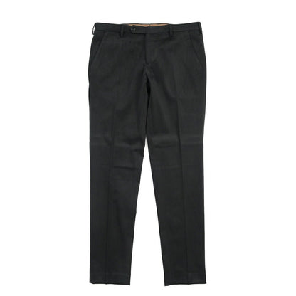 BERWICH “MORELLO” ストレッチコットン ノータックチノパンツ ブラック(black) 52 | GUARDAROBA MILANO OFFICIAL STORE