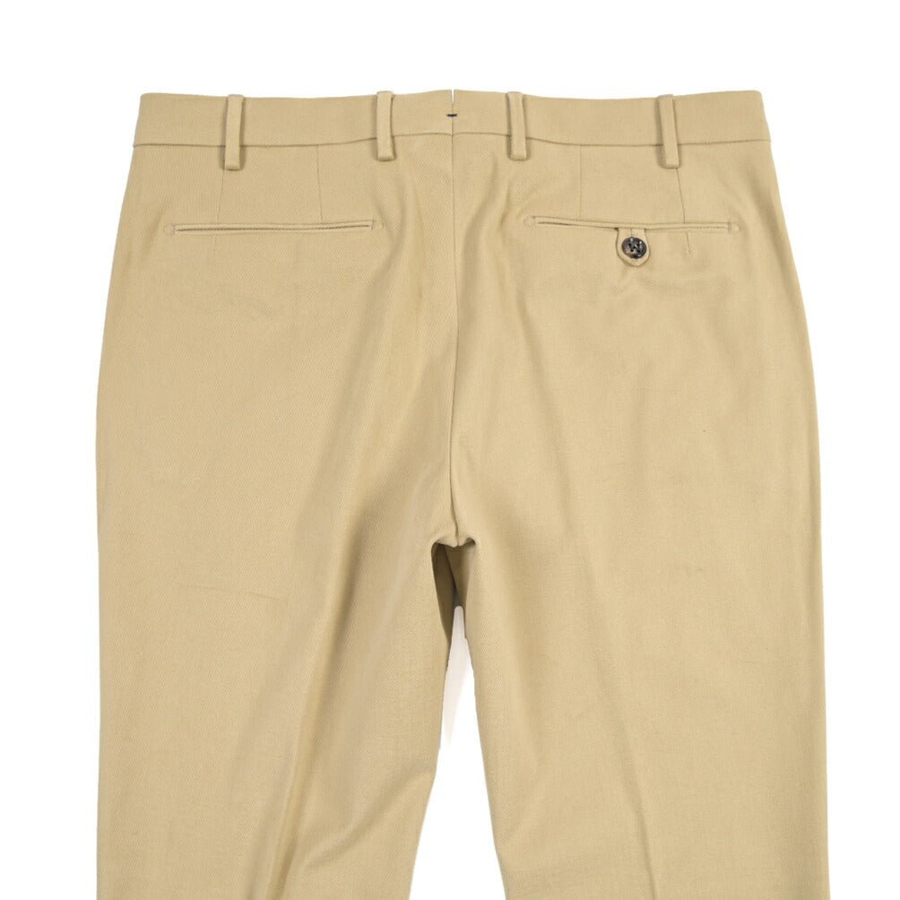 BERWICH “MORELLO” ストレッチコットン ノータックチノパンツ ベージュ(beige) 48 | GUARDAROBA MILANO OFFICIAL STORE