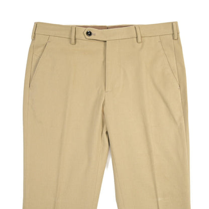 BERWICH “MORELLO” ストレッチコットン ノータックチノパンツ ベージュ(beige) 48 | GUARDAROBA MILANO OFFICIAL STORE