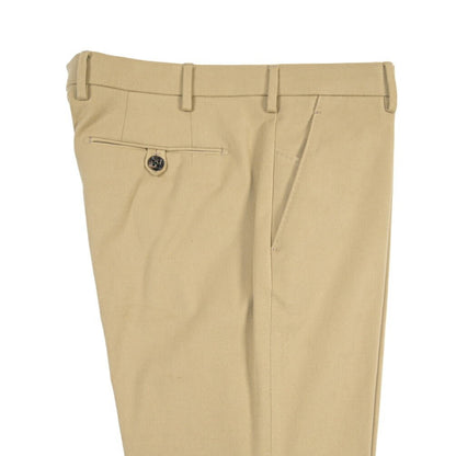 BERWICH “MORELLO” ストレッチコットン ノータックチノパンツ ベージュ(beige) 48 | GUARDAROBA MILANO OFFICIAL STORE