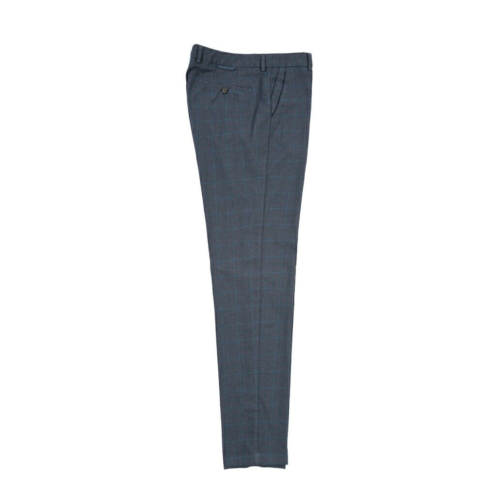 BERWICH “MORELLO” ストレッチコットン ノータックチノパンツ ネイビー(avioblu) 52 | GUARDAROBA MILANO OFFICIAL STORE