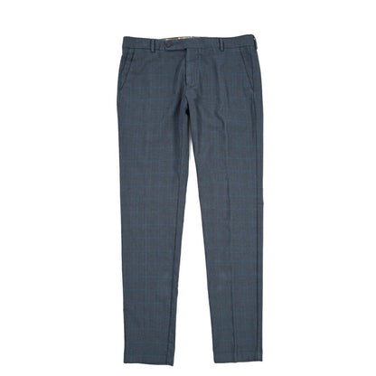 BERWICH “MORELLO” ストレッチコットン ノータックチノパンツ ネイビー(avioblu) 52 | GUARDAROBA MILANO OFFICIAL STORE