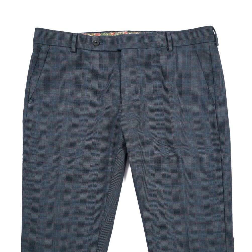 BERWICH “MORELLO” ストレッチコットン ノータックチノパンツ ネイビー(avioblu) 52 | GUARDAROBA MILANO OFFICIAL STORE