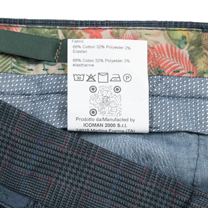 BERWICH “MORELLO” ストレッチコットン ノータックチノパンツ ネイビー(avioblu) 52 | GUARDAROBA MILANO OFFICIAL STORE