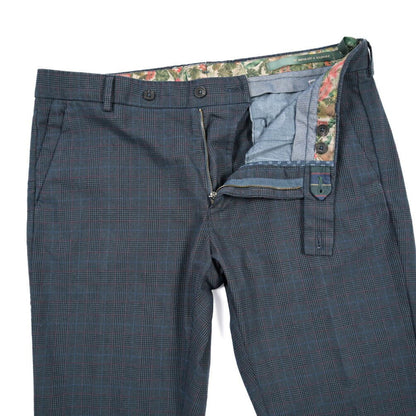 BERWICH “MORELLO” ストレッチコットン ノータックチノパンツ ネイビー(avioblu) 52 | GUARDAROBA MILANO OFFICIAL STORE