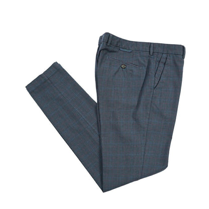 BERWICH “MORELLO” ストレッチコットン ノータックチノパンツ ネイビー(avioblu) 52 | GUARDAROBA MILANO OFFICIAL STORE