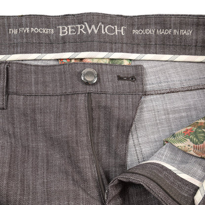 BERWICH “MORELLO 5TALC19” ストレッチデニム カラージーンズ ブラウン（brown) 35 | GUARDAROBA MILANO OFFICIAL STORE