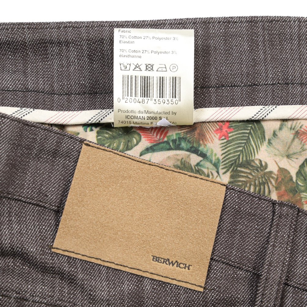 BERWICH “MORELLO 5TALC19” ストレッチデニム カラージーンズ ブラウン（brown) 35 | GUARDAROBA MILANO OFFICIAL STORE
