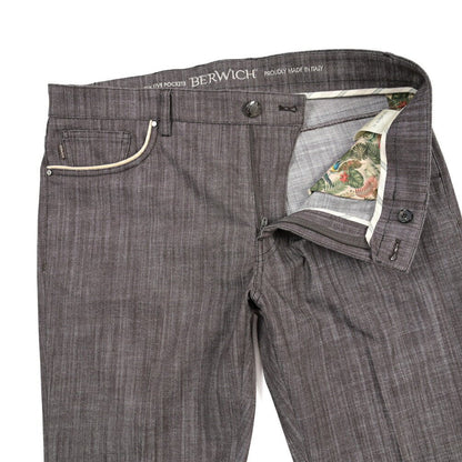 BERWICH “MORELLO 5TALC19” ストレッチデニム カラージーンズ ブラウン（brown) 35 | GUARDAROBA MILANO OFFICIAL STORE