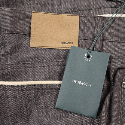 BERWICH “MORELLO 5TALC19” ストレッチデニム カラージーンズ ブラウン（brown) 35 | GUARDAROBA MILANO OFFICIAL STORE