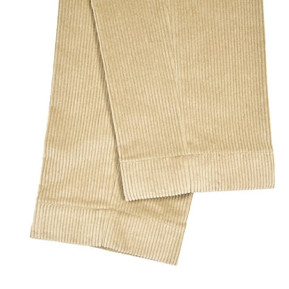 BERWICH “MORELLO CROP” ストレッチコットン 中畝コーデュロイノータックパンツ ベージュ(beige) 46 | GUARDAROBA MILANO OFFICIAL STORE