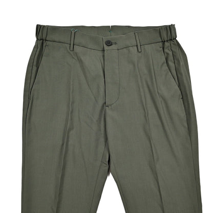 BERWICH "MORELLO ELAX" ストレッチウール ノータックスリムスラックス｜424445 - 46｜GUARDAROBA MILANO OFFICIAL STORE