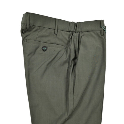 BERWICH "MORELLO ELAX" ストレッチウール ノータックスリムスラックス｜424445 - 46｜GUARDAROBA MILANO OFFICIAL STORE