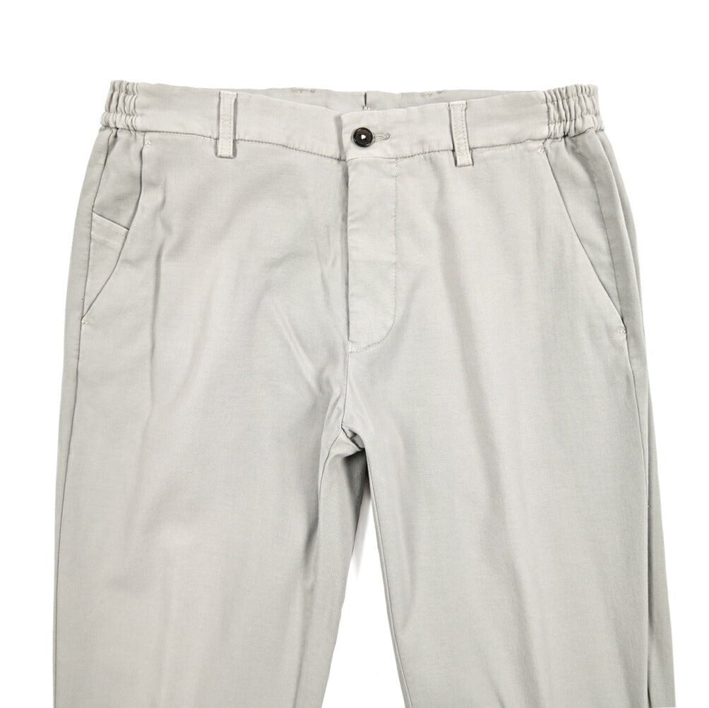 BERWICH "MORELLO ELAX" ビスコース混コットン ノータックパンツ｜433911-46｜GUARDAROBA MILANO OFFICIAL STORE