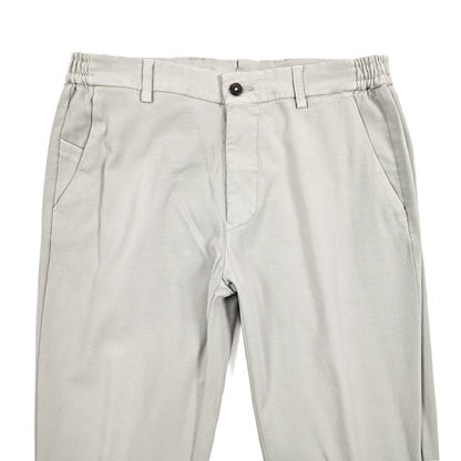 BERWICH "MORELLO ELAX" ビスコース混コットン ノータックパンツ｜433911-46｜GUARDAROBA MILANO OFFICIAL STORE