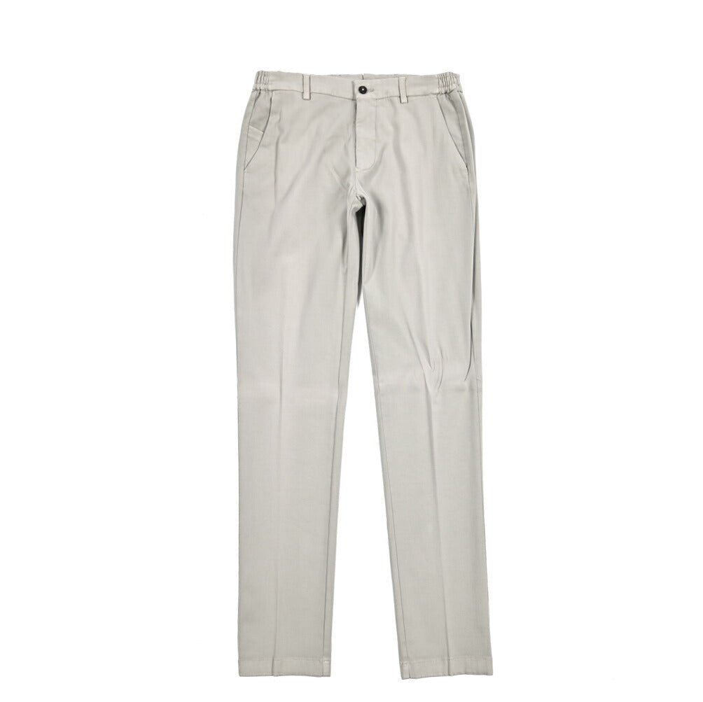 BERWICH "MORELLO ELAX" ビスコース混コットン ノータックパンツ｜433911-46｜GUARDAROBA MILANO OFFICIAL STORE