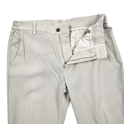 BERWICH "MORELLO ELAX" ビスコース混コットン ノータックパンツ｜433911-46｜GUARDAROBA MILANO OFFICIAL STORE