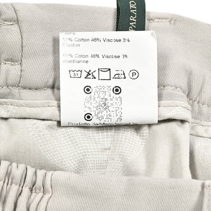 BERWICH "MORELLO ELAX" ビスコース混コットン ノータックパンツ｜433911-46｜GUARDAROBA MILANO OFFICIAL STORE