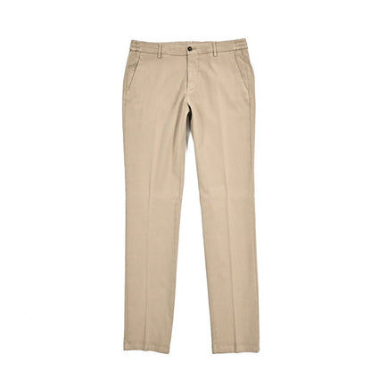 BERWICH "MORELLO ELAX" ビスコース混コットン ノータックパンツ｜434010-46｜GUARDAROBA MILANO OFFICIAL STORE