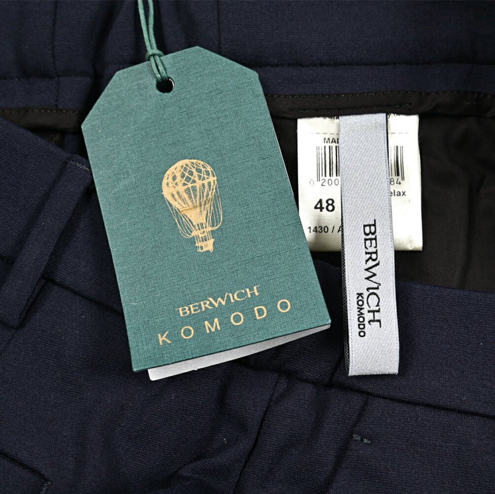 BERWICH "MORELLO ELAX" ビスコース混 イージースラックス｜434056｜GUARDAROBA MILANO OFFICIAL STORE