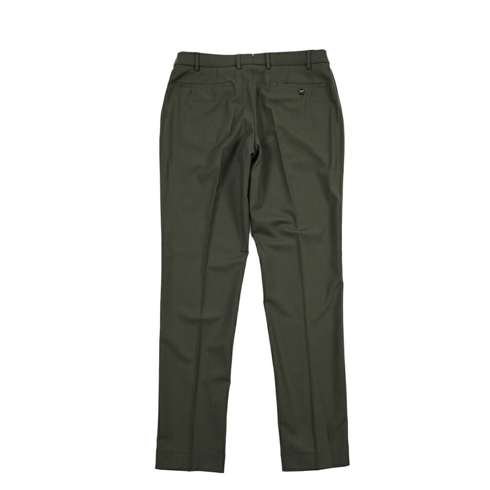 BERWICH “MORELLO ELAX” ストレッチウール ノータックスラックス カーキグリーン(dk green) 50 | GUARDAROBA MILANO OFFICIAL STORE