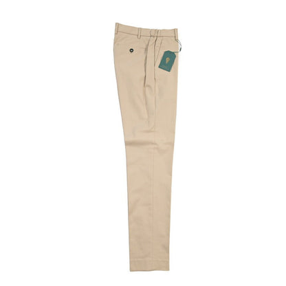 BERWICH “MORELLO ELAX” ストレッチコットン ノータックチノパンツ ベージュ(sand) 46 | GUARDAROBA MILANO OFFICIAL STORE