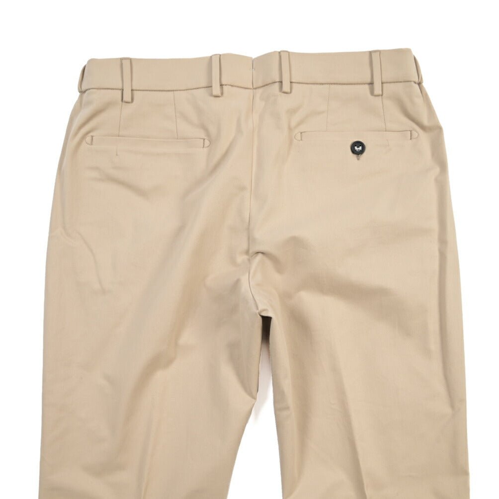 BERWICH “MORELLO ELAX” ストレッチコットン ノータックチノパンツ ベージュ(sand) 46 | GUARDAROBA MILANO OFFICIAL STORE