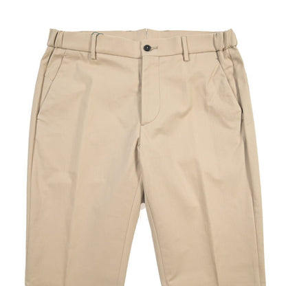 BERWICH “MORELLO ELAX” ストレッチコットン ノータックチノパンツ ベージュ(sand) 46 | GUARDAROBA MILANO OFFICIAL STORE