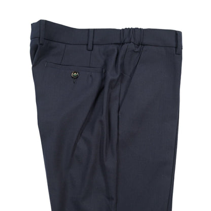 BERWICH “MORELLO ELAX” 高機能ストレッチウール ノータックスラックス ネイビー(navy) 50 | GUARDAROBA MILANO OFFICIAL STORE