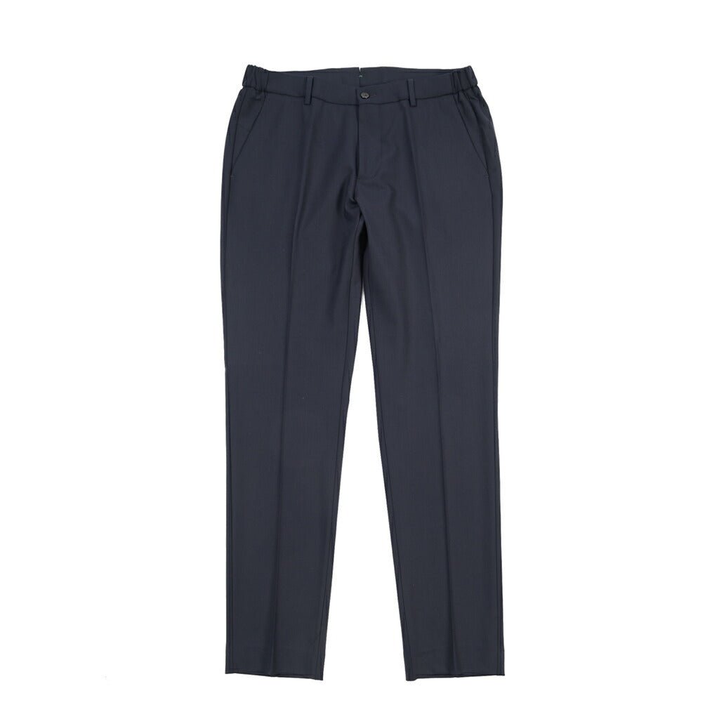 BERWICH “MORELLO ELAX” 高機能ストレッチウール ノータックスラックス ネイビー(navy) 50 | GUARDAROBA MILANO OFFICIAL STORE