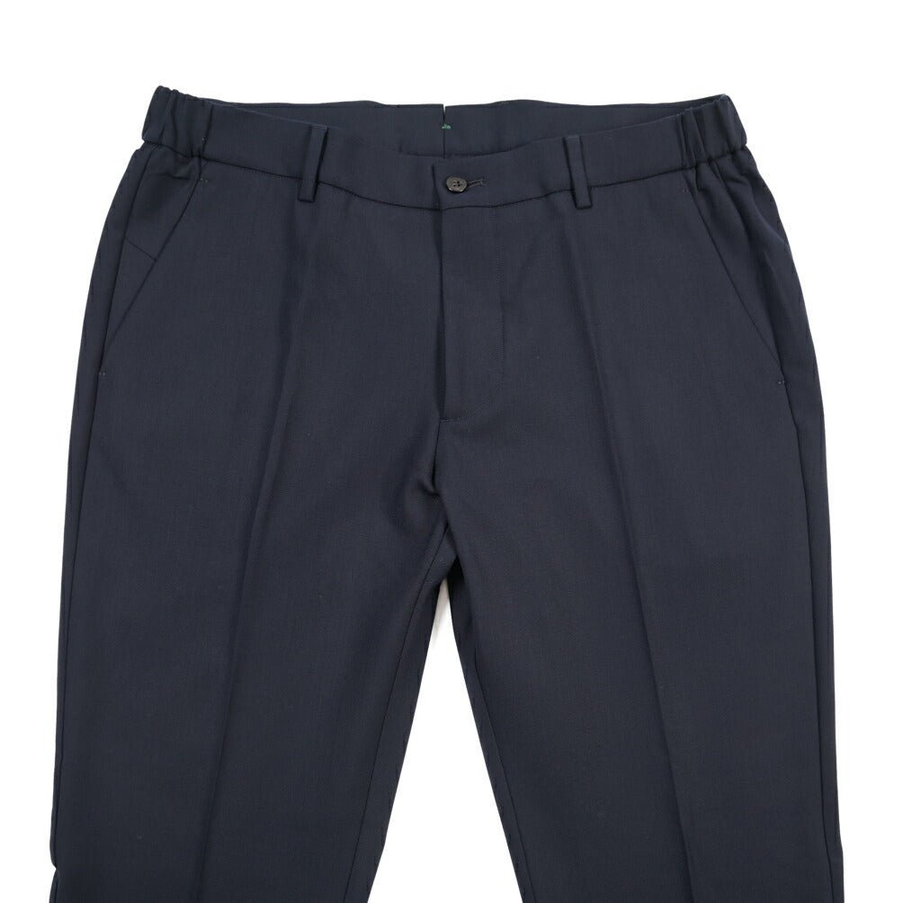 BERWICH “MORELLO ELAX” 高機能ストレッチウール ノータックスラックス ネイビー(navy) 50 | GUARDAROBA MILANO OFFICIAL STORE