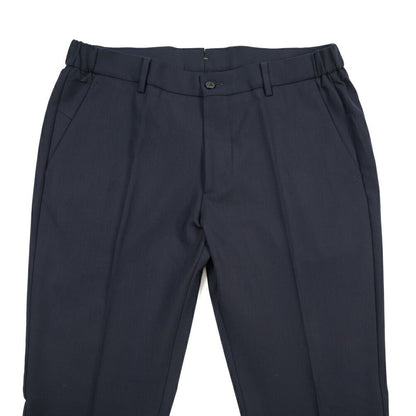 BERWICH “MORELLO ELAX” 高機能ストレッチウール ノータックスラックス ネイビー(navy) 50 | GUARDAROBA MILANO OFFICIAL STORE