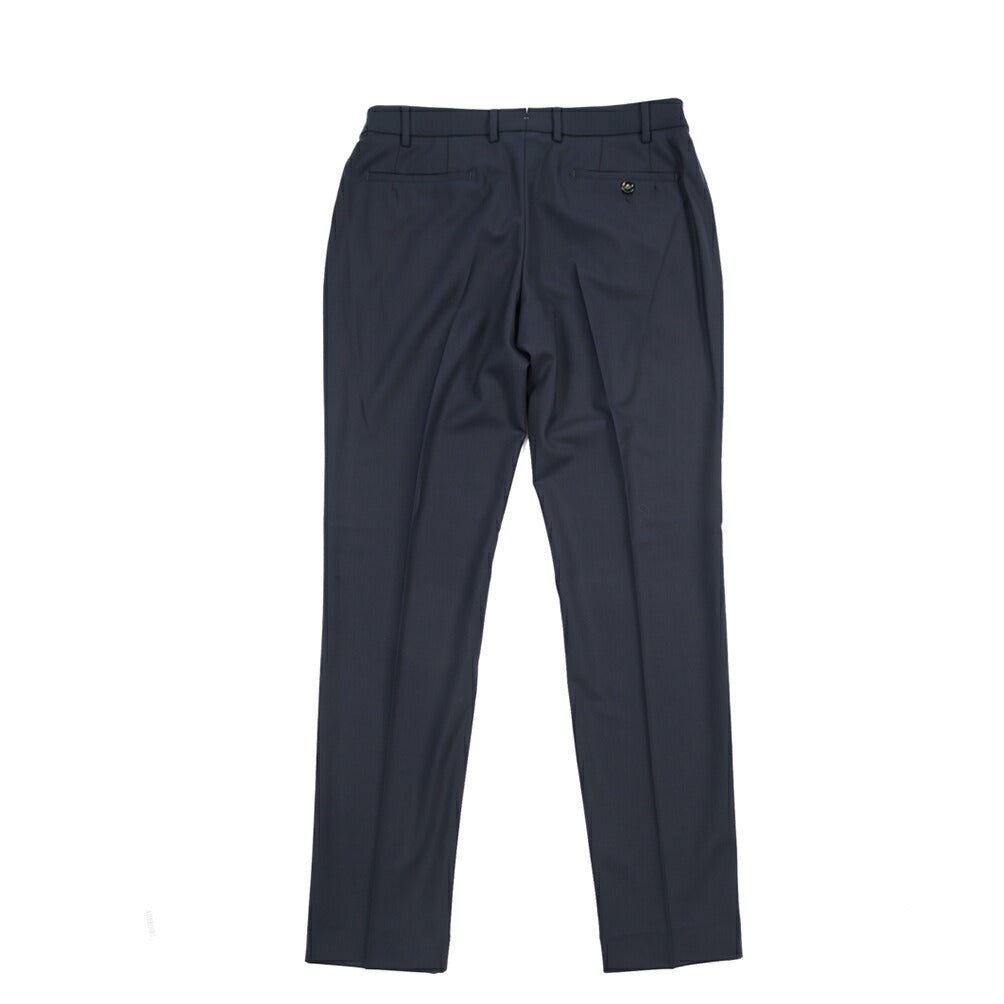 BERWICH “MORELLO ELAX” 高機能ストレッチウール ノータックスラックス ネイビー(navy) 50 | GUARDAROBA MILANO OFFICIAL STORE