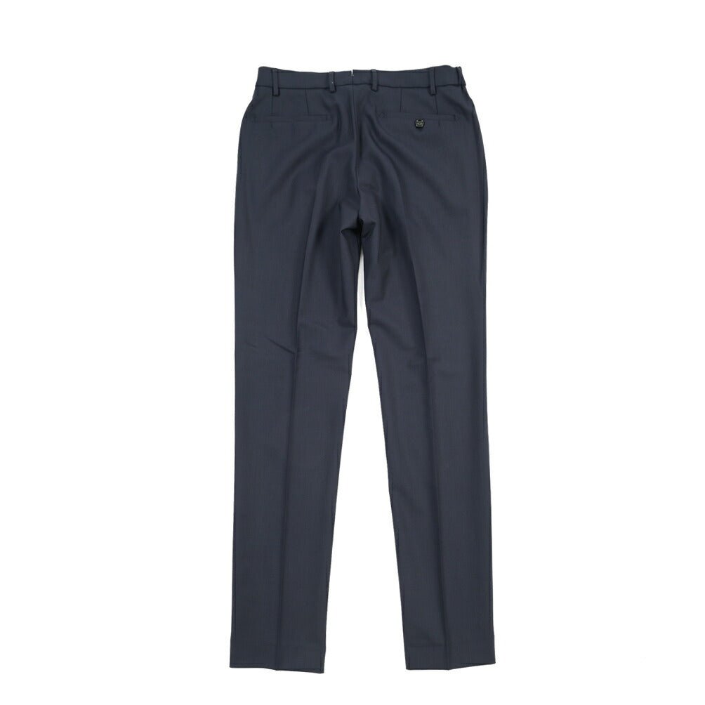 BERWICH “MORELLO ELAX” 高機能ストレッチウール ノータックスラックス ネイビー(navy) 48 | GUARDAROBA MILANO OFFICIAL STORE