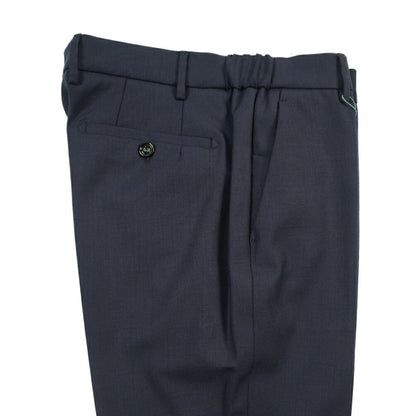 BERWICH “MORELLO ELAX” 高機能ストレッチウール ノータックスラックス ネイビー(navy) 48 | GUARDAROBA MILANO OFFICIAL STORE
