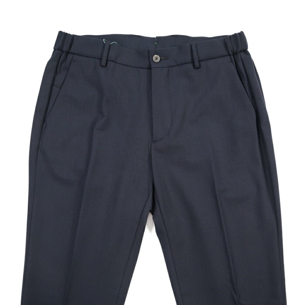 BERWICH “MORELLO ELAX” 高機能ストレッチウール ノータックスラックス ネイビー(navy) 48 | GUARDAROBA MILANO OFFICIAL STORE