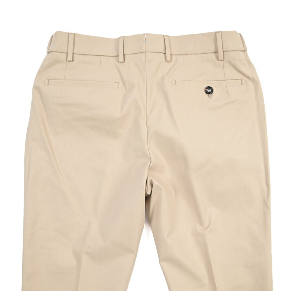 BERWICH “MORELLO ELAX” ストレッチコットン ノータックパンツ ベージュ(sand) 46 | GUARDAROBA MILANO OFFICIAL STORE