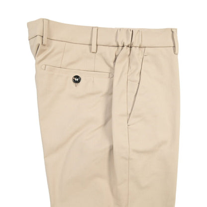 BERWICH “MORELLO ELAX” ストレッチコットン ノータックパンツ ベージュ(sand) 46 | GUARDAROBA MILANO OFFICIAL STORE