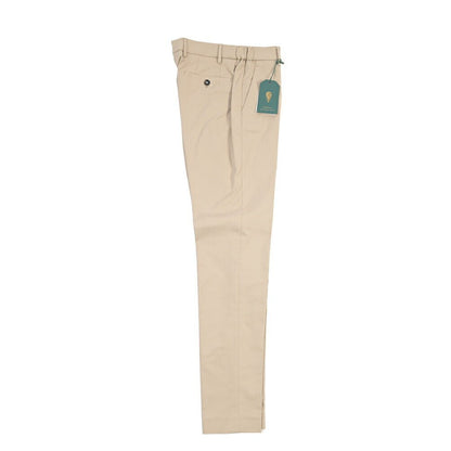 BERWICH “MORELLO ELAX” ストレッチコットン ノータックパンツ ベージュ(sand) 46 | GUARDAROBA MILANO OFFICIAL STORE