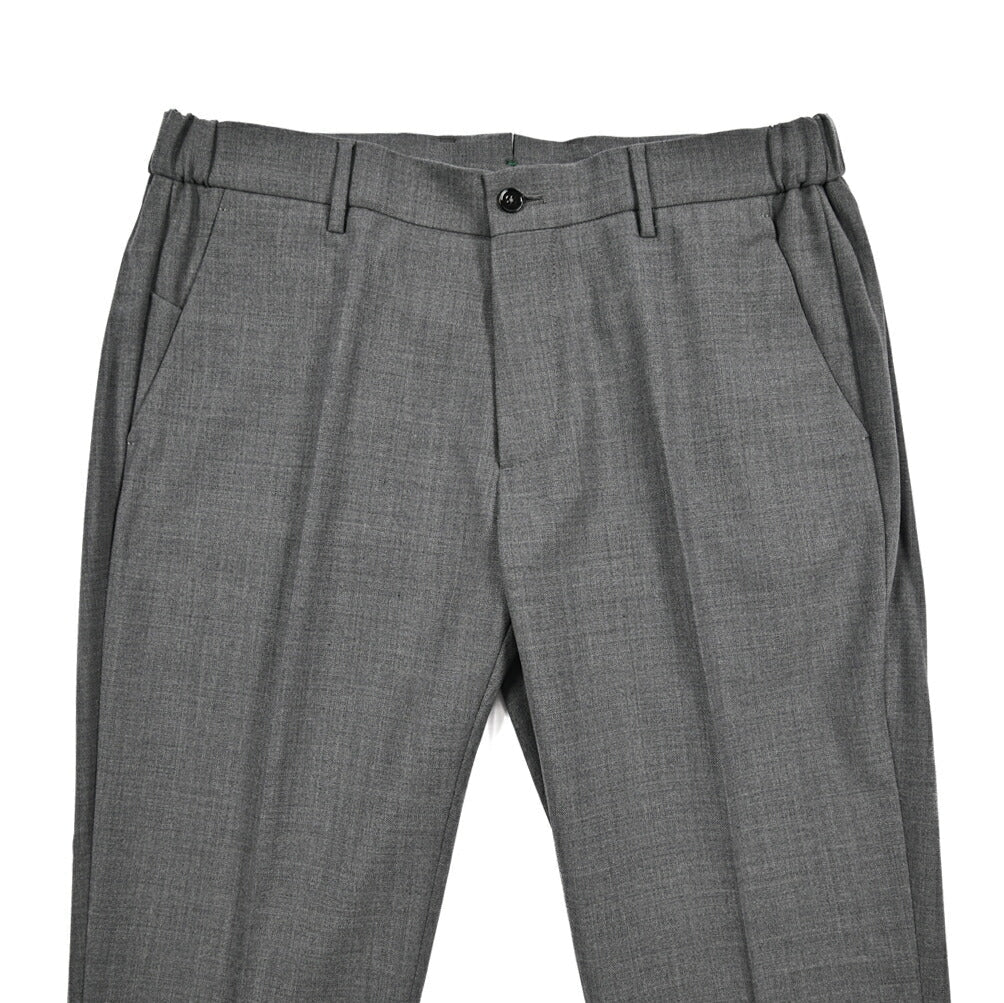 BERWICH “MORELLO ELAX” 高機能ストレッチウール ノータックスラックス グレー(grey) 50 | GUARDAROBA MILANO OFFICIAL STORE