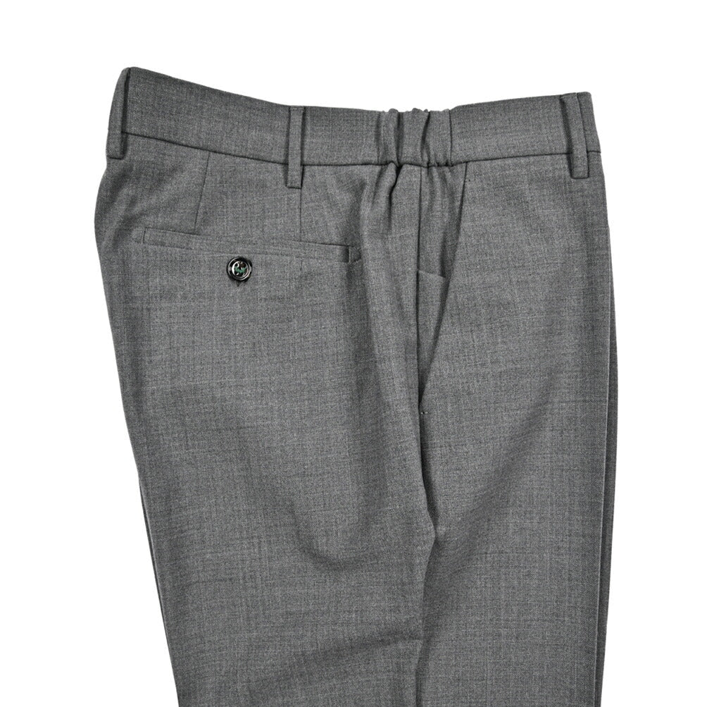 BERWICH “MORELLO ELAX” 高機能ストレッチウール ノータックスラックス グレー(grey) 50 | GUARDAROBA MILANO OFFICIAL STORE