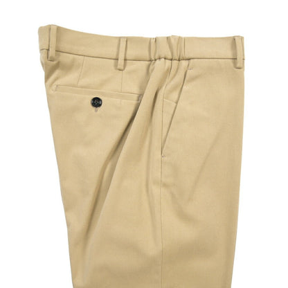 BERWICH “MORELLO ELAX” ストレッチコットン ノータックチノパンツ ベージュ(beige) 48 | GUARDAROBA MILANO OFFICIAL STORE