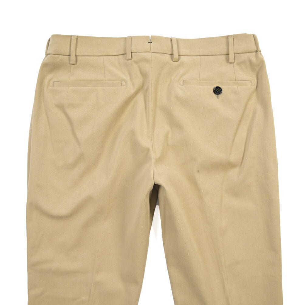 BERWICH “MORELLO ELAX” ストレッチコットン ノータックチノパンツ ベージュ(beige) 48 | GUARDAROBA MILANO OFFICIAL STORE