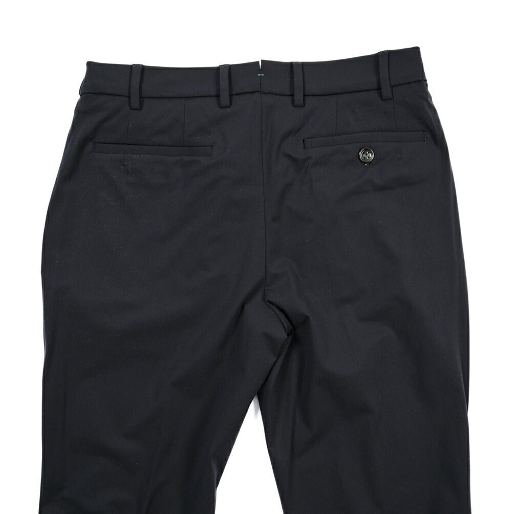 BERWICH “MORELLO ELAX” 高機能ストレッチナイロン ノータックイージーパンツ ブラック(black) 46 | GUARDAROBA MILANO OFFICIAL STORE